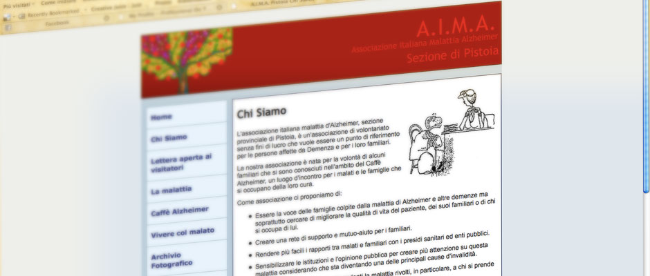 Sito web di AIMA Pistoia